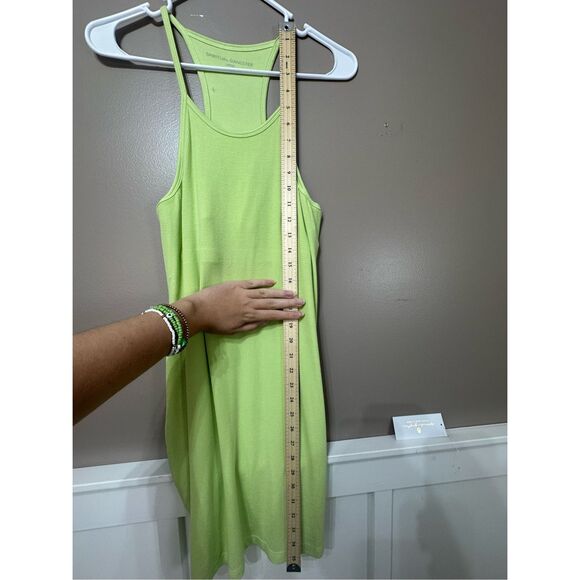 NWT Spiritual Gangster Key Lime Remi Rib Cami Tank Bodycon Mini Dress Women's L - Picture 7 of 9